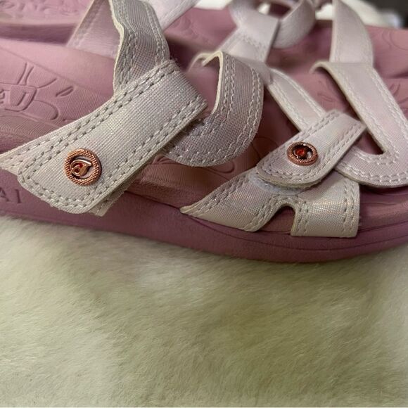 ONCAI Sandals Adjustable Soft Cushion Thick Soles women’s Sz 9 US /40 EU Pink - Picture 10 of 16